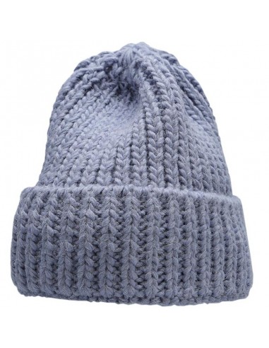 4F Beanie Ανδρικός Σκούφος με Πλεξούδες σε Μπλε χρώμα H4Z22-CAD017-32S