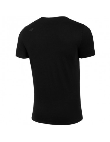 4F Ανδρικό T-shirt Μαύρο με Λογότυπο H4Z22-TSM354-20S