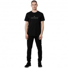 4F Ανδρικό T-shirt Μαύρο με Λογότυπο H4Z22-TSM354-20S