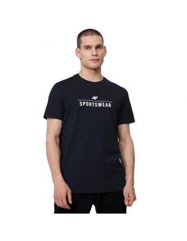 4F Ανδρικό T-shirt Navy Μπλε με Λογότυπο H4Z22-TSM354-30S