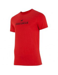 4F Ανδρικό T-shirt Κόκκινο με Λογότυπο H4Z22-TSM354-62S