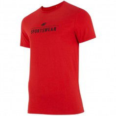 4F Ανδρικό T-shirt Κόκκινο με Λογότυπο H4Z22-TSM354-62S