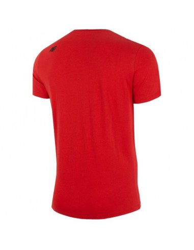 4F Ανδρικό T-shirt Κόκκινο με Λογότυπο H4Z22-TSM354-62S