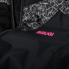 Brugi Παιδικό Casual Μπουφάν Κοντό με Κουκούλα Μαύρο 92800341328
