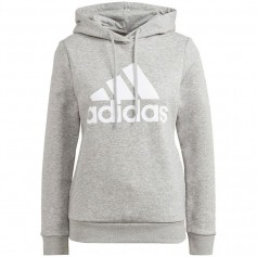 Adidas Essentials Γυναικείο Φούτερ με Κουκούλα Γκρι GL0719