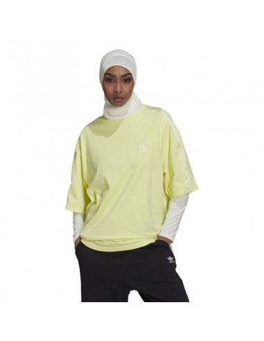 Adidas Adicolor Classics Oversized Γυναικείο T-shirt Pulse Yellow H37810