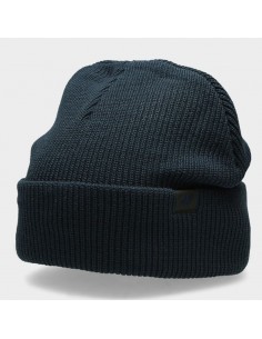 4F Beanie Ανδρικός Σκούφος Πλεκτός σε Μπλε χρώμα H4Z22-CAM006-31S