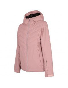 4F H4Z22-KUDN003-53S Γυναικείο Μπουφάν για Σκι & Snowboard Ροζ