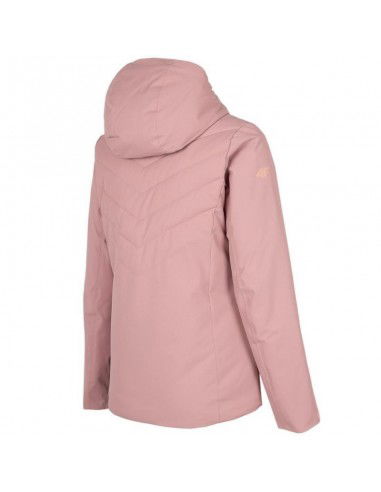 4F H4Z22-KUDN003-53S Γυναικείο Μπουφάν για Σκι & Snowboard Ροζ