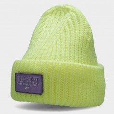 4F Παιδικό Σκουφάκι Πλεκτό Κίτρινο HJZ22-JCAD004-72N