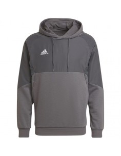 Adidas Condivo 22 Ανδρικό Φούτερ με Κουκούλα Γκρι HD2306
