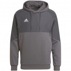 Adidas Condivo 22 Ανδρικό Φούτερ με Κουκούλα Γκρι HD2306