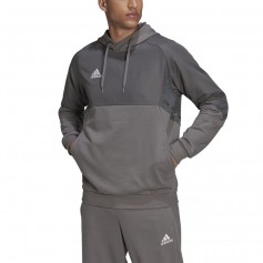 Adidas Condivo 22 Ανδρικό Φούτερ με Κουκούλα Γκρι HD2306