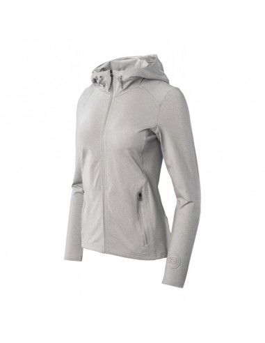 IQ Taiga Γυναικεία Ζακέτα Φούτερ με Κουκούλα Γκρι 92800398589