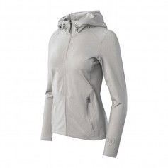 IQ Taiga Γυναικεία Ζακέτα Φούτερ με Κουκούλα Γκρι 92800398589