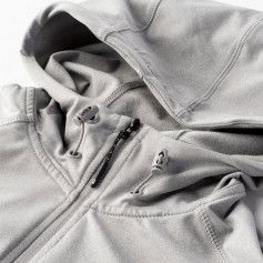 IQ Taiga Γυναικεία Ζακέτα Φούτερ με Κουκούλα Γκρι 92800398589