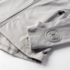 IQ Taiga Γυναικεία Ζακέτα Φούτερ με Κουκούλα Γκρι 92800398589