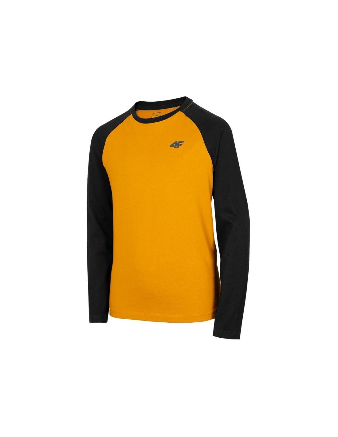 4F Παιδική Χειμερινή Μπλούζα Μακρυμάνικη Κίτρινη HJZ22-JTSML001-71S