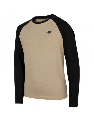 4F Παιδική Χειμερινή Μπλούζα Μακρυμάνικη Μπεζ HJZ22-JTSML001-82S