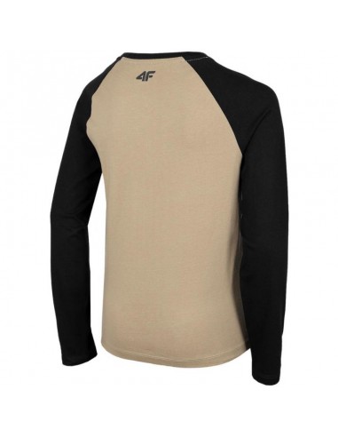 4F Παιδική Χειμερινή Μπλούζα Μακρυμάνικη Μπεζ HJZ22-JTSML001-82S