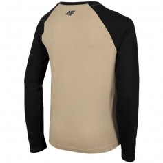 4F Παιδική Χειμερινή Μπλούζα Μακρυμάνικη Μπεζ HJZ22-JTSML001-82S