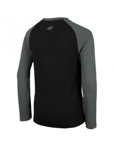 4F Παιδική Χειμερινή Μπλούζα Μακρυμάνικη Γκρι HJZ22-JTSML001-20S