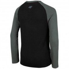 4F Παιδική Χειμερινή Μπλούζα Μακρυμάνικη Γκρι HJZ22-JTSML001-20S