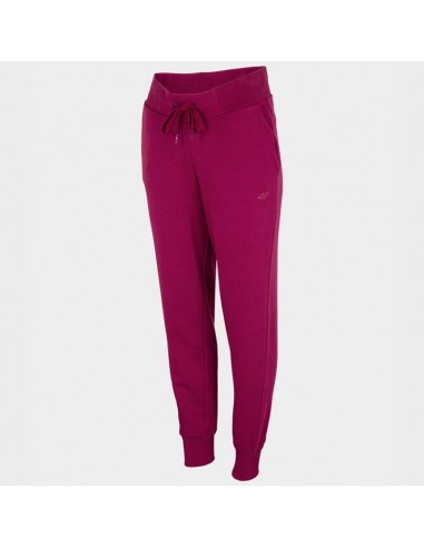 4F Ψηλόμεσο Παντελόνι Γυναικείας Φόρμας με Λάστιχο Ροζ H4Z22-SPDD350-53S