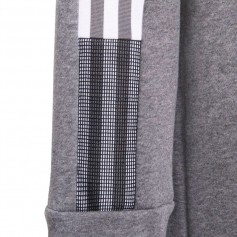 Adidas Fleece Παιδικό Φούτερ με Κουκούλα και Τσέπες Γκρι Tiro 21 GP8803