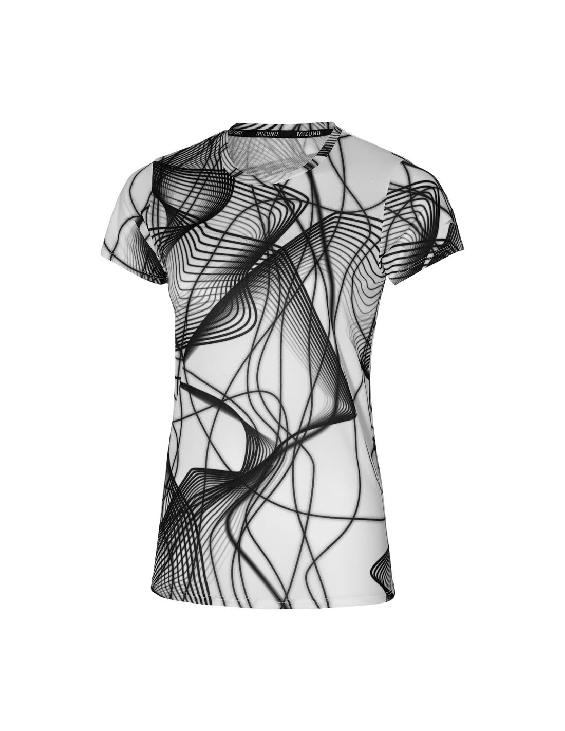 Mizuno Γυναικεία Αθλητική Μπλούζα Κοντομάνικη Λευκή J2GA270501