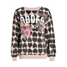 Deha Γυναικείο Φούτερ Ροζ D73101-65301