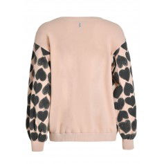 Deha Puff Sleeves Sweatshirt D7310165301 Ρόζ