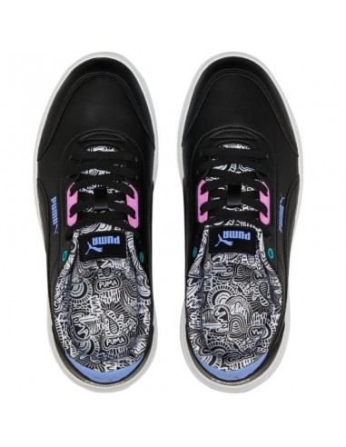 Puma Tori Me Happy Γυναικεία Sneakers Μαύρα 386384-02