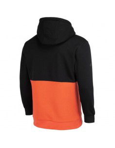 4F Ανδρικό Φούτερ με Κουκούλα και Τσέπες Μαύρο H4Z22-BLM027-20S 2