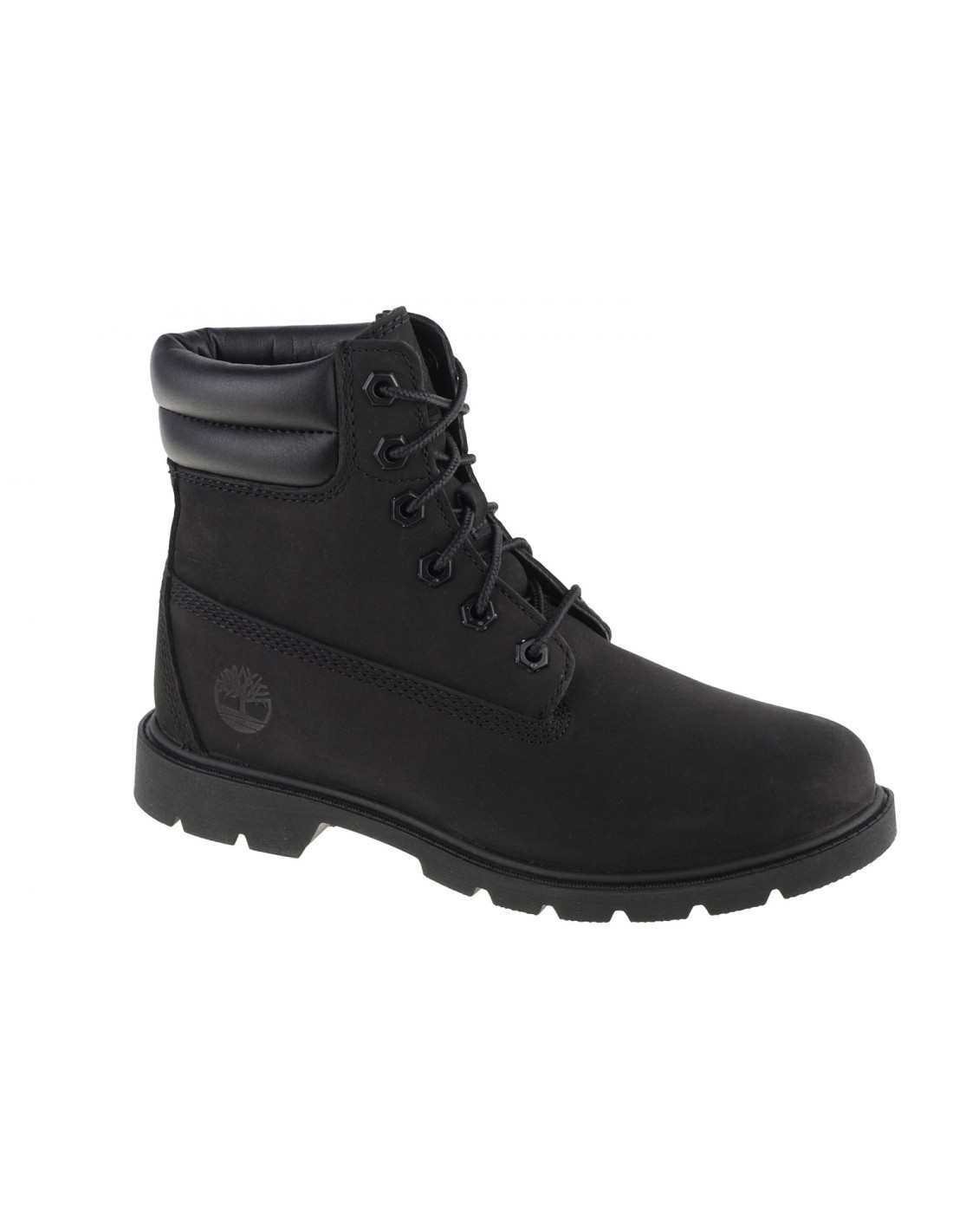 Timberland Timberland Linden Woods 6 In Δερμάτινα Γυναικεία Αρβυλάκια με Μεσαίο Τακούνι Μαύρα A2M28