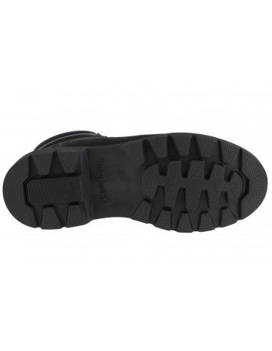 Timberland Linden Woods 6 In Δερμάτινα Γυναικεία Αρβυλάκια με Μεσαίο Τακούνι Μαύρα A2M28