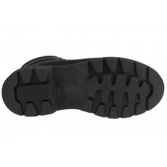 Timberland Linden Woods 6 In Δερμάτινα Γυναικεία Αρβυλάκια με Μεσαίο Τακούνι Μαύρα A2M28