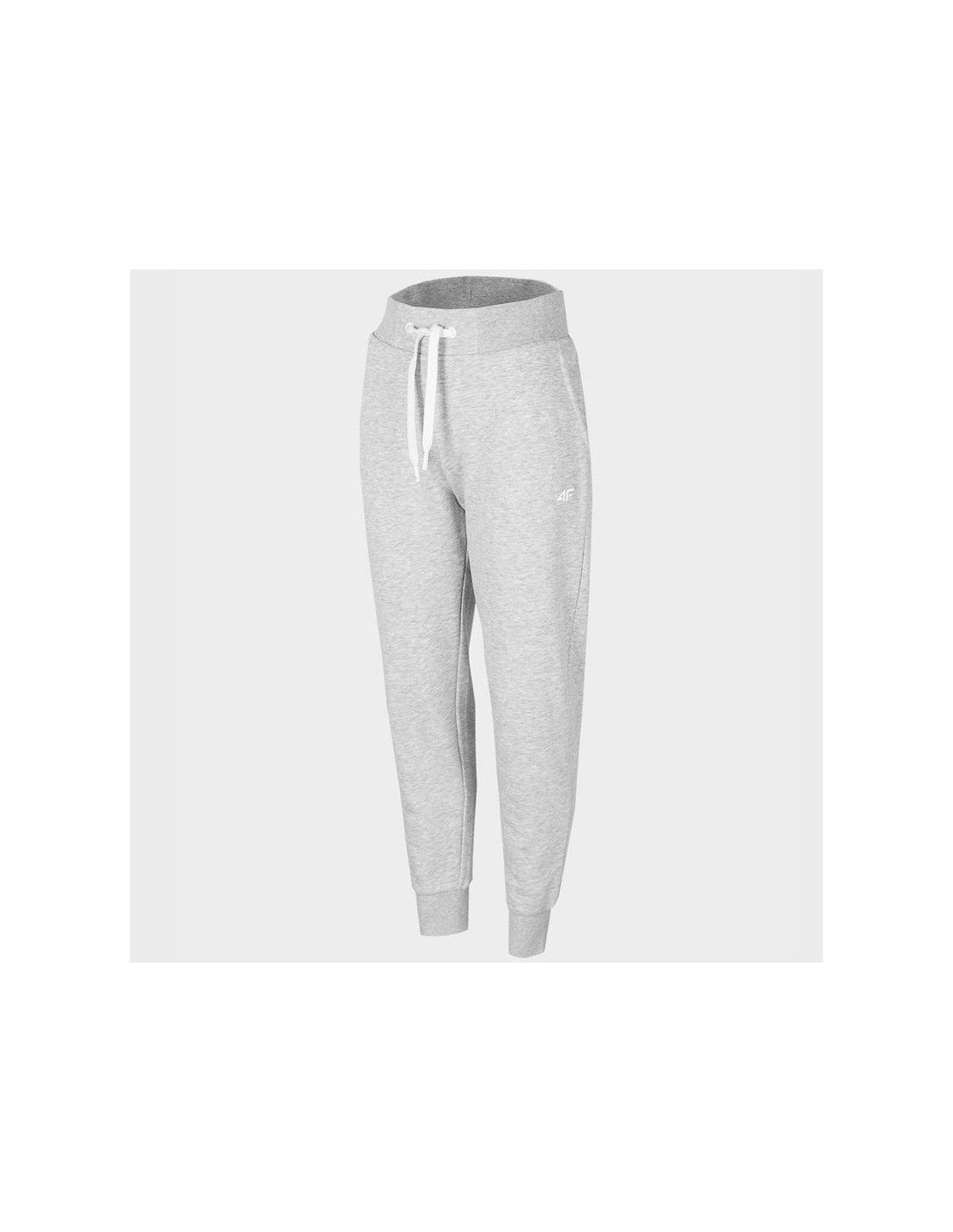 4F 4F Παντελόνι Γυναικείας Φόρμας με Λάστιχο Γκρι H4Z22-SPDD351-27M