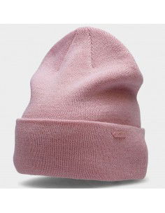 4F Beanie Ανδρικός Σκούφος Πλεκτός σε Ροζ χρώμα H4Z22-CAU002-56S