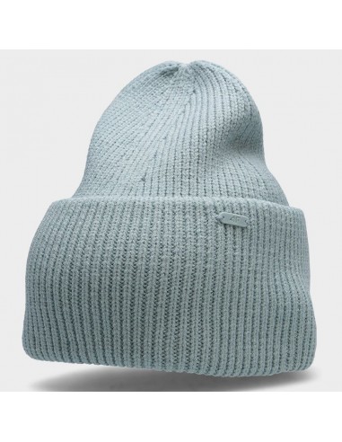 4F Beanie Γυναικείος Σκούφος με Rib Πλέξη Mustard H4Z22-CAD007-34M