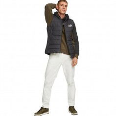 Puma Essentials Αμάνικο Ανδρικό Μπουφάν Puffer Αδιάβροχο και Αντιανεμικό Μαύρο 848939-01