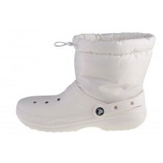 Crocs Classic Lined Neo Γυναικεία Μποτάκια με Γούνα Λευκά 206630-143