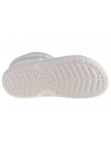 Crocs Classic Lined Neo Γυναικεία Μποτάκια με Γούνα Λευκά 206630-143