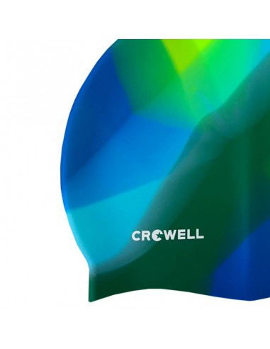 Crowell Multi Flame silicone swimming cap col 20