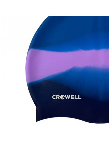 Crowell Multi Flame silicone swimming cap col21