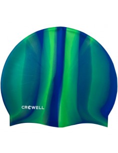 Crowell KOL.12 Σκουφάκι Κολύμβησης Ενηλίκων από Σιλικόνη Πολύχρωμο