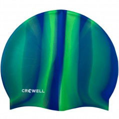 Crowell Multi Flame silicone swimming cap col 12
