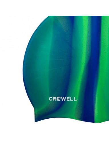 Crowell Multi Flame silicone swimming cap col 12