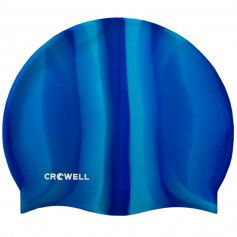 Crowell Multi Flame silicone swimming cap col 13