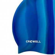 Crowell Multi Flame silicone swimming cap col 13